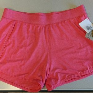 Reebok girls XL jersey shorts hot pink